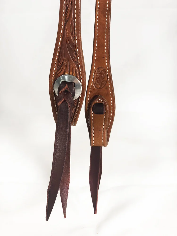 Floral Tooled One Ear Headstall