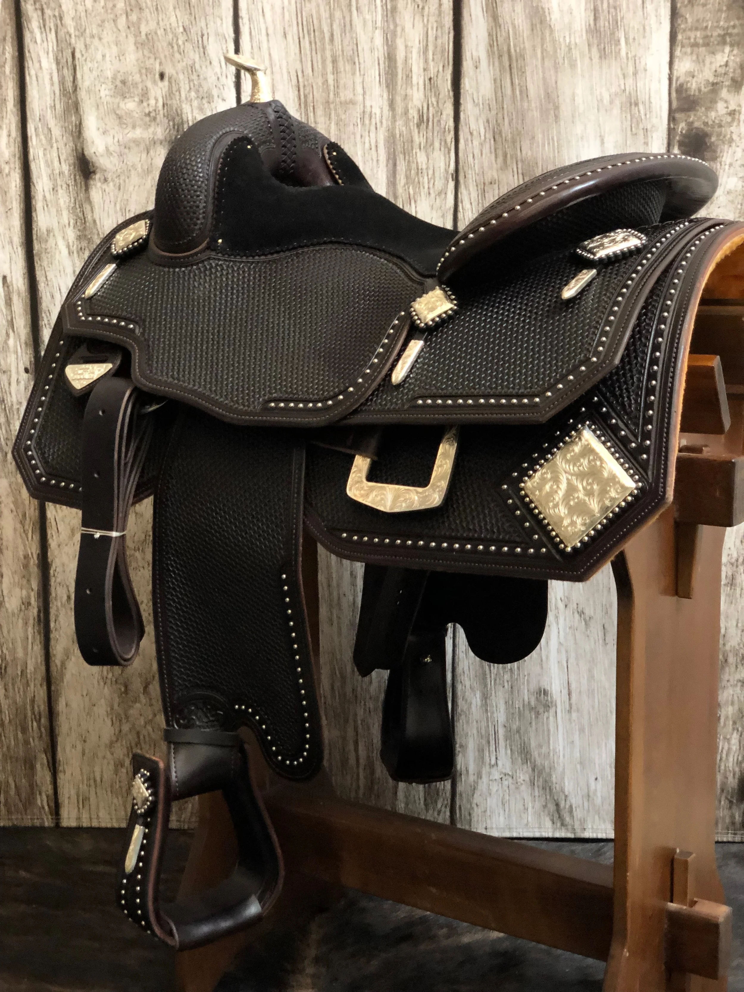 Silver Show Saddle